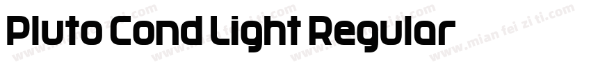 Pluto Cond Light Regular字体转换